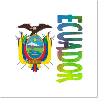 Ecuador Coat of Arms Design Posters and Art